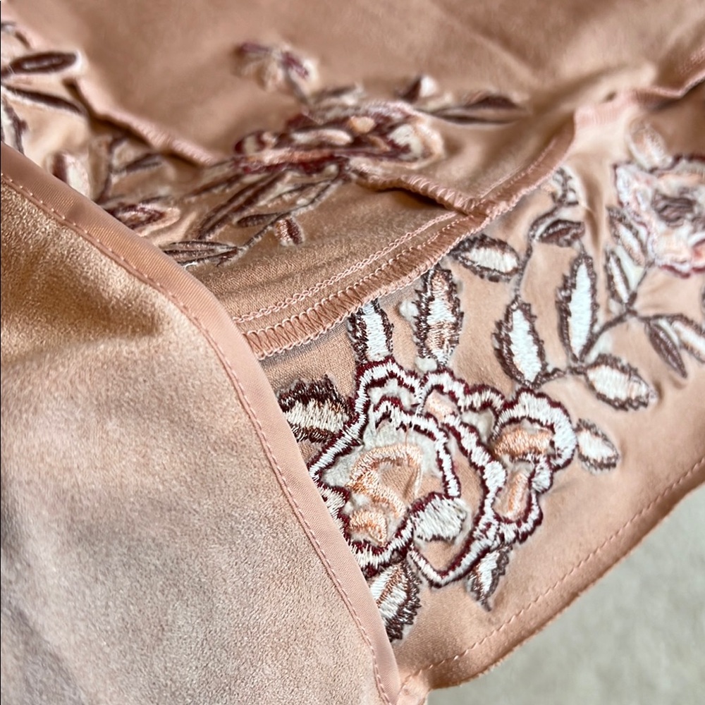 Pink Floral Embroidered Jacket - Picture 8 of 10
